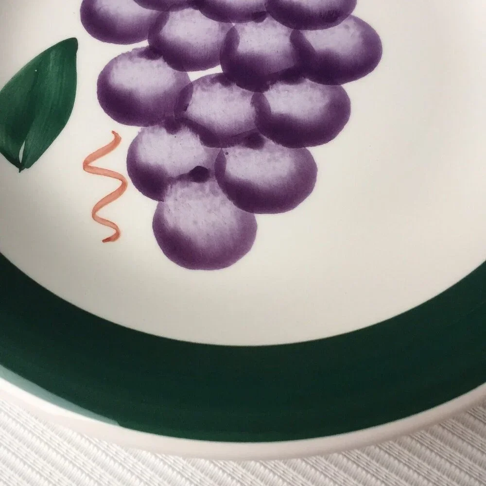 Roma Inc La Primula Grapes Side Salad Plate Italy Handpainted Replacement Dish